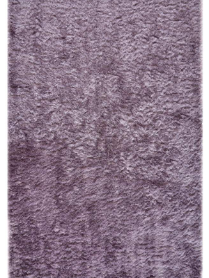 Feizy Indochine Plush Shag Rug - Available In 8 Sizes - Metallic Sheen Amathyst Quartz