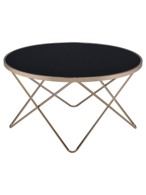 Coffee Table Black Champagne - Acme Furniture