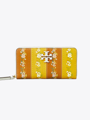 Mcgraw Floral Zip Continental Wallet