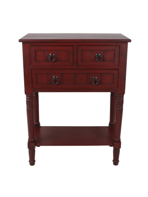 3 Drawer Westerman Console - Decor Therapy