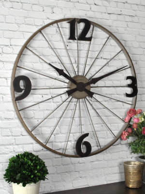 Bicycle Wheel Wall Clock - Firstime