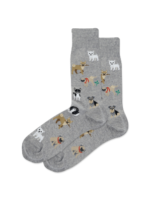 Men's Dogs Of The World Crew Socks