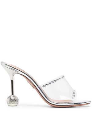 Aquazzura Secrets Crystal Embellished Sandals