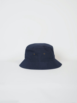 Cotton Bucket Hat Navy