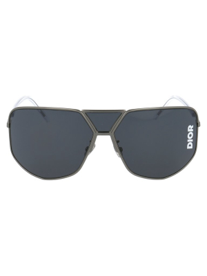 Dior Eyewear Geometric Mask Frame Sunglasses