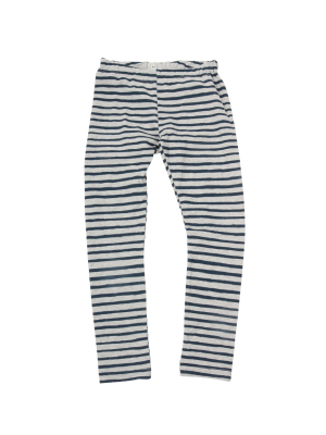 Leggings Stripe Grey/blue