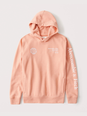 The A&f Perfect Popover Logo Hoodie