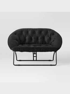 Double Dish Chair Black - Room Essentials™