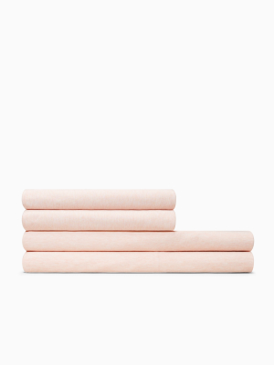 Modern Cotton - Harrison Flat Sheet In Pink