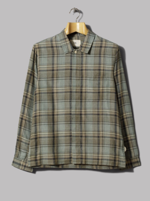 Folk Patch Shirt (olive / Multi)