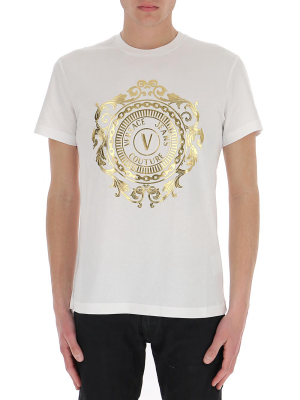 Versace Jeans Couture Emblem Print T-shirt