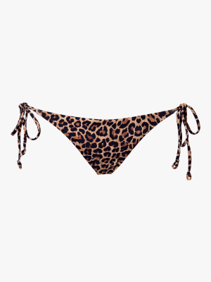 The String Leopard Bikini Bottom