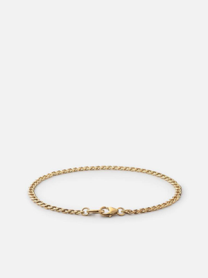 Annex Cuban Chain Bracelet Ii, 14k Gold