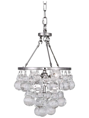 Bling Small Chandelier Polished Nickel