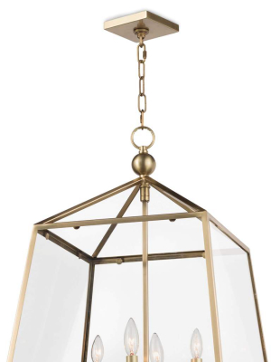 Cachet Lantern (natural Brass)