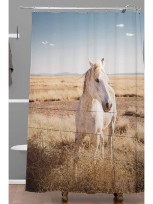 Bethany Young Photography West Texas Wild Shower Curtain Beige - Deny Designs