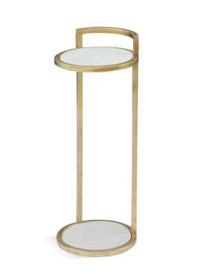 Surrey Scatter Table In Gold Leaf