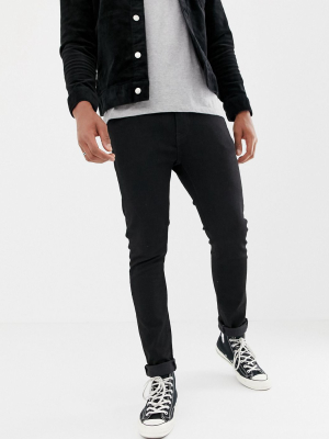 Levi's 510 Skinny Fit Standard Rise Jeans In Stylo Black Wash