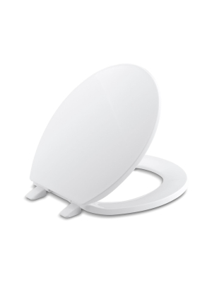 Kohler K-4775 Brevia Q2 Round Closed-front Toilet Seat With Quick-release And Quick-attach Hinges