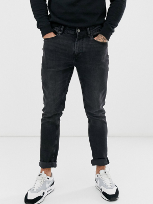 Pull&bear Slim Fit Jeans In Indigo Navy