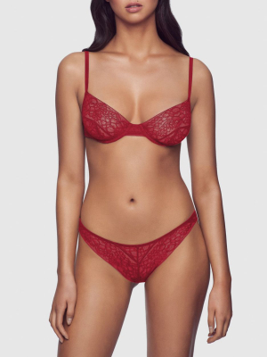 Bandage Stretch Lace Demi Bra