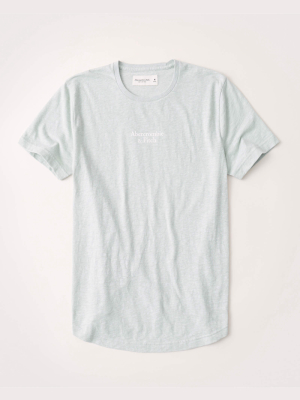 Curved Hem Logo Tee