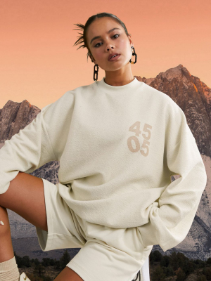 Asos 4505 Oversized Logo Sweatshirt