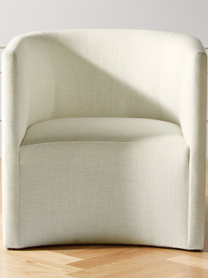 Covet Snow Curved Chair