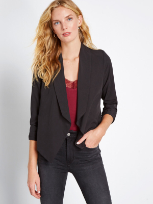 Marketing Maven Draped Blazer