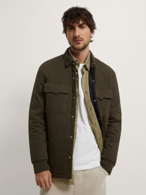 Structured Padded Overshirt