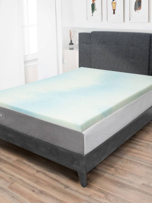 Eluxury 1.5'' Gel Memory Foam Topper