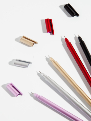 Poketo Apex Pens Pack In Metallic