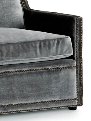 Posh Sofa In Charcoal Grey