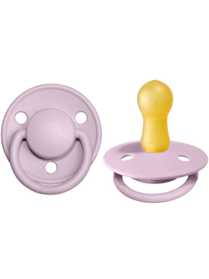 Bibs De Lux Pacifier 2 Pack: Dusty Lilac