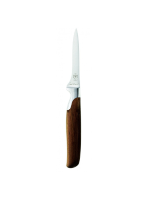 Sarah Wiener Walnut Root Wood 3.4" Fillet Knife