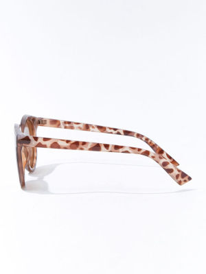 Round Tortoiseshell Sunglasses