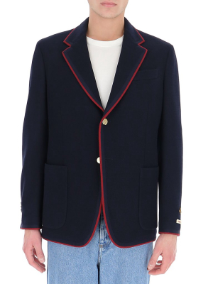 Gucci Patches Single-breasted Blazer