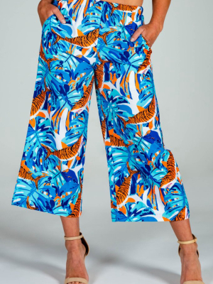 The Literalist | Tiger Shark Culotte Pants