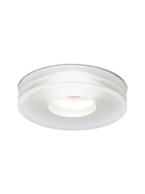 Disk Led White Recessed Lamp