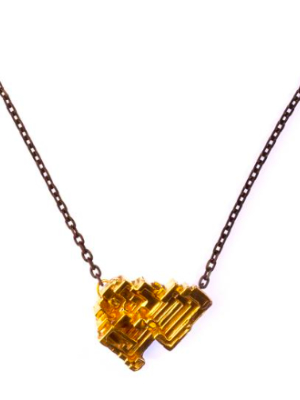 K/ller Collection Small Bismuth Pendant - Brass