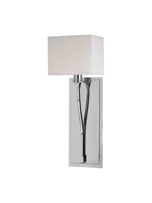 Selkirk 1 Light Wall Sconce Polished Nickel