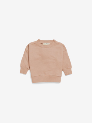 The Organic Terry Sweatshirt - Rose