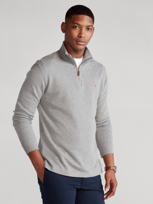 Estate-rib Mockneck Pullover