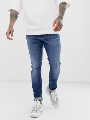 G-star Skinny Fit Jeans In Medium Aged