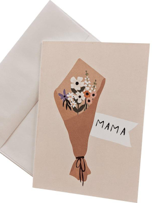 Mama Bouquet Greeting Card