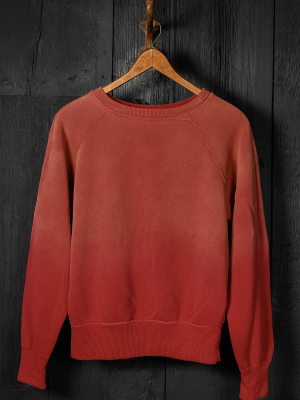 Made Worn Shrunken Sweatshirt Red