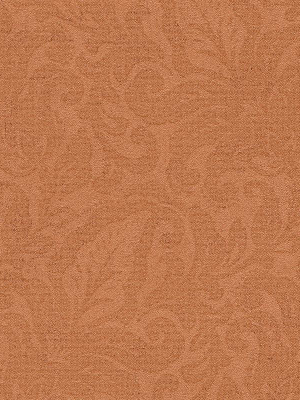 Floral Wallpaper In Orange And Metallic Design By Bd Wall