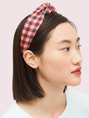 Garden Gingham Headband