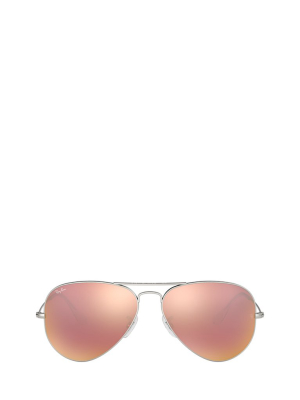 Ray-ban Aviator Flash Lenses Sunglasses