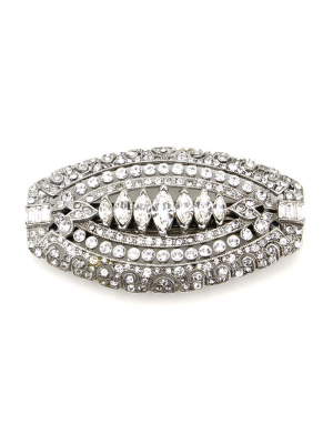 Crystal Victorian Deco Hair Barrette